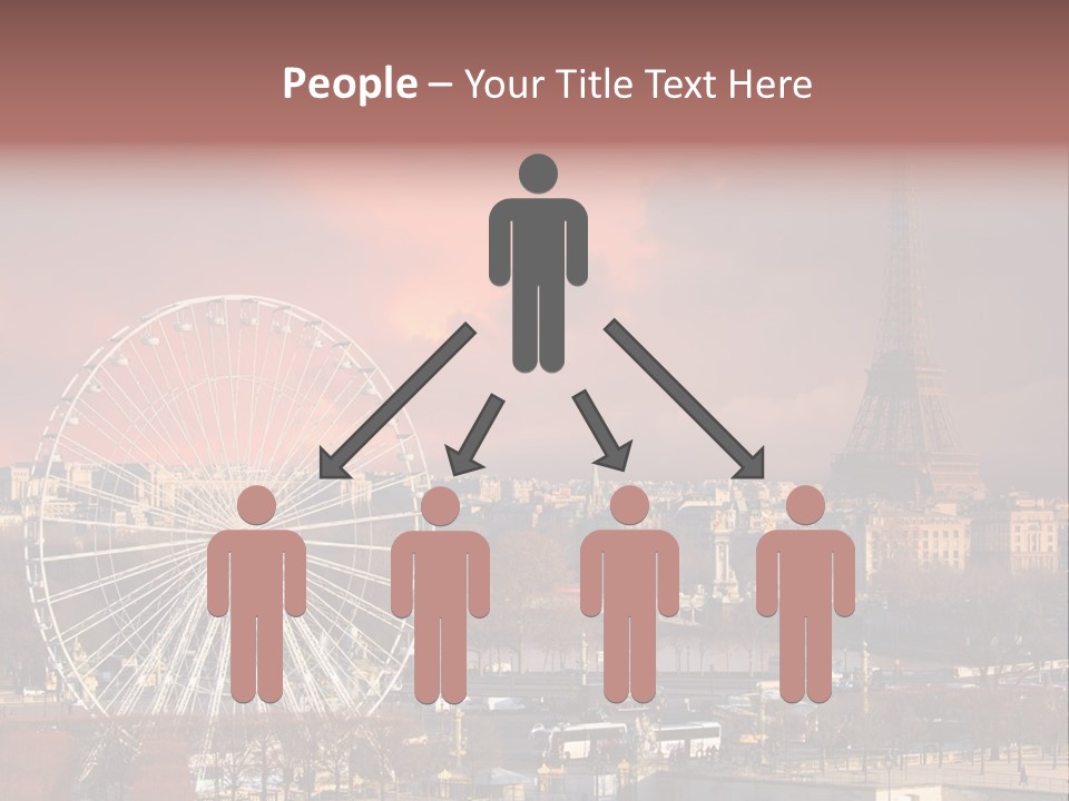 Ferris Wheel In Paris PowerPoint Template