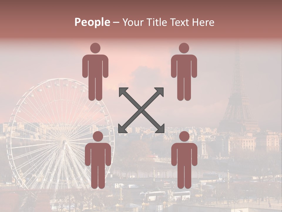 Ferris Wheel In Paris PowerPoint Template