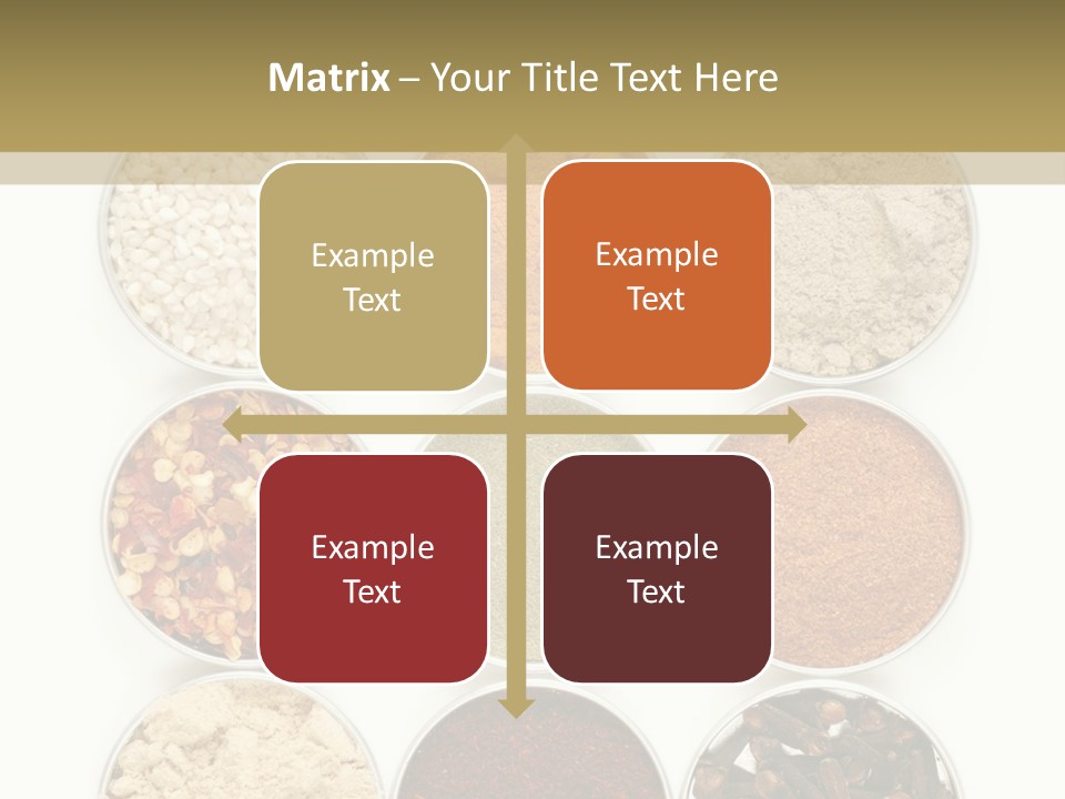 Flakes Metal Dill PowerPoint Template