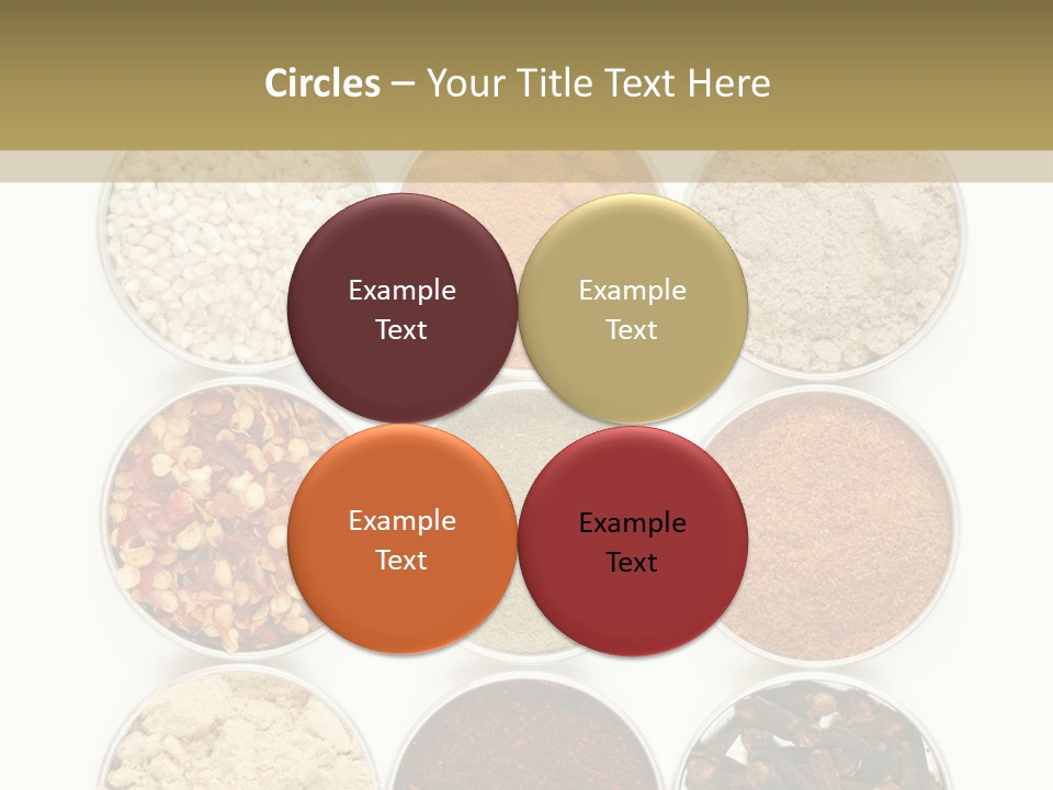 Flakes Metal Dill PowerPoint Template