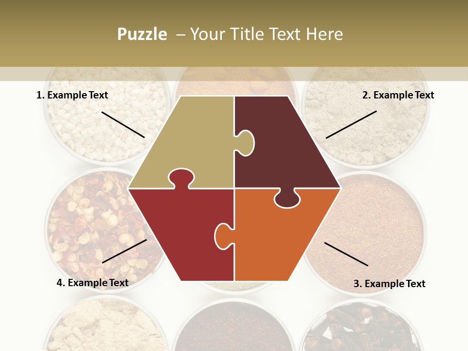 Flakes Metal Dill PowerPoint Template