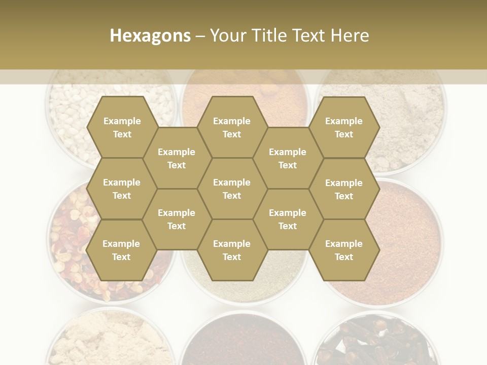 Flakes Metal Dill PowerPoint Template