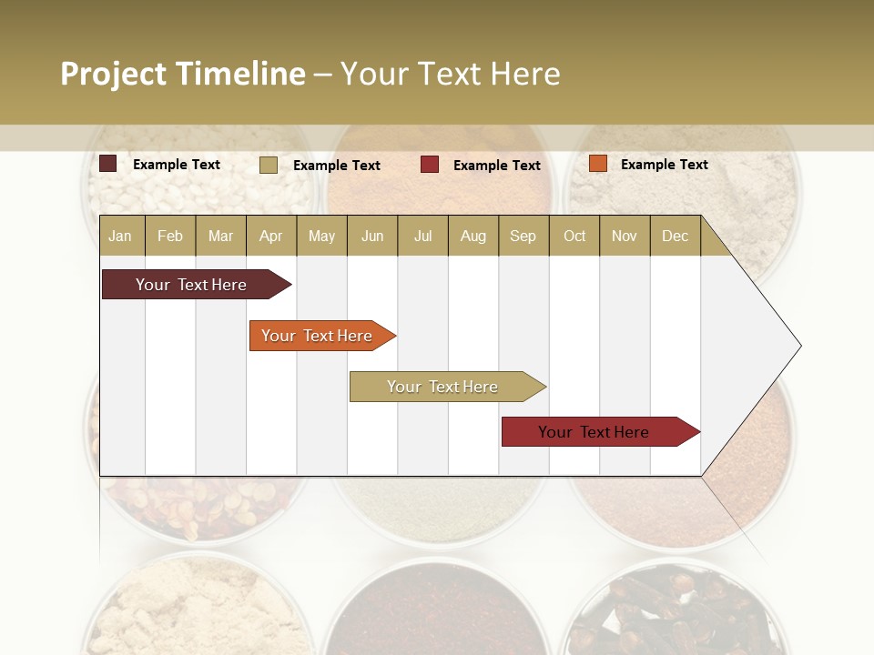 Flakes Metal Dill PowerPoint Template