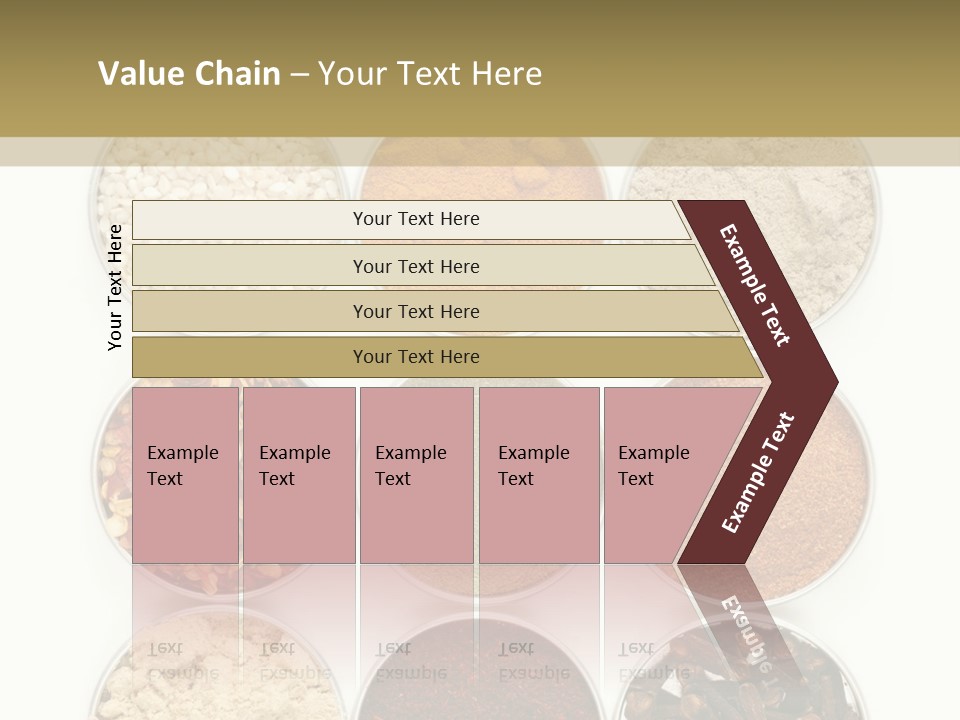 Flakes Metal Dill PowerPoint Template