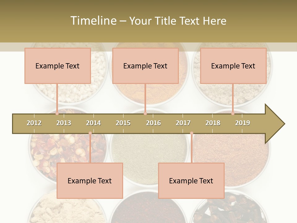 Flakes Metal Dill PowerPoint Template
