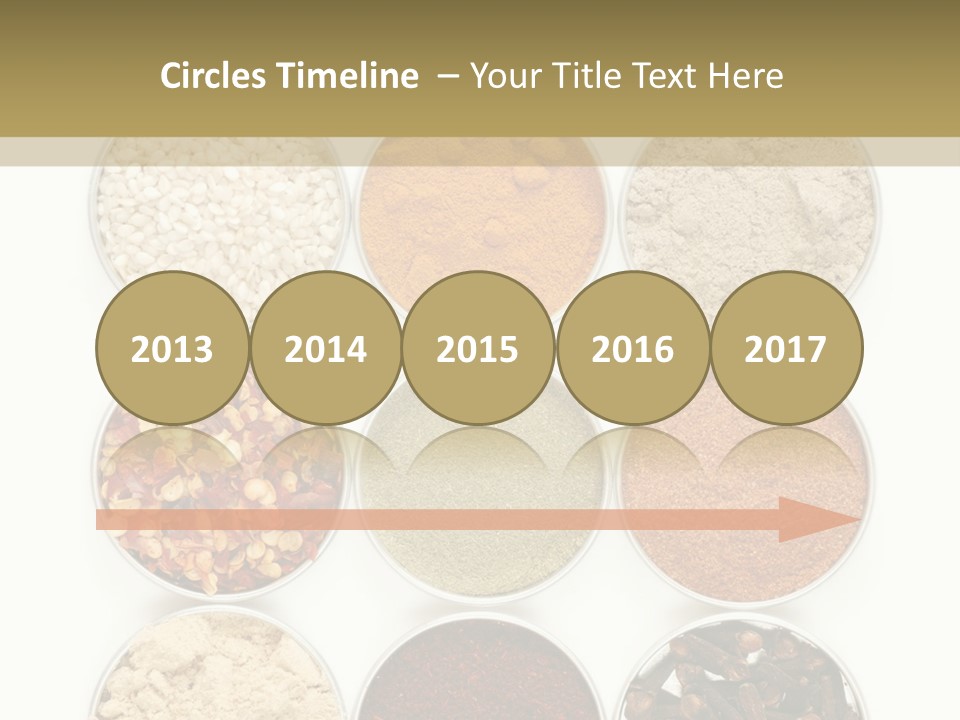 Flakes Metal Dill PowerPoint Template