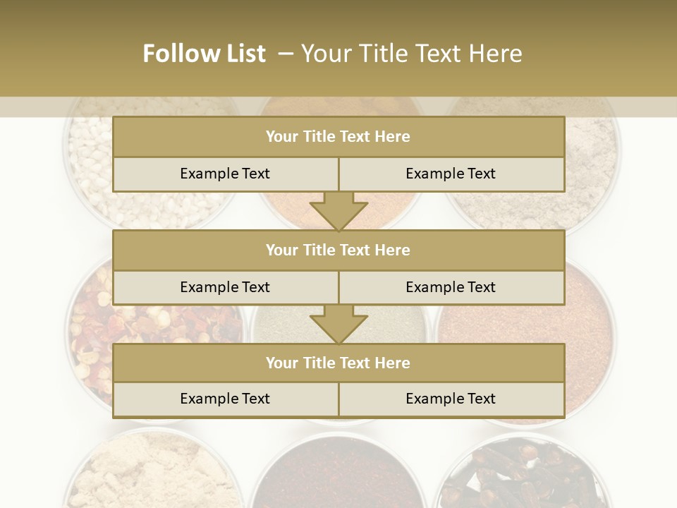 Flakes Metal Dill PowerPoint Template