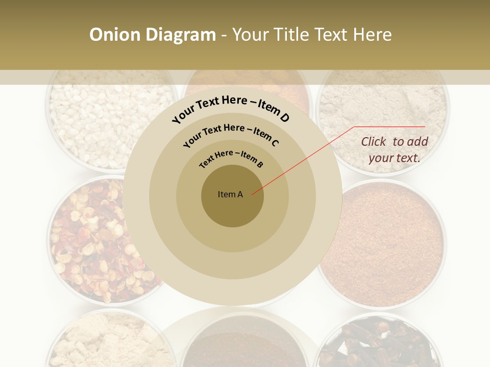 Flakes Metal Dill PowerPoint Template