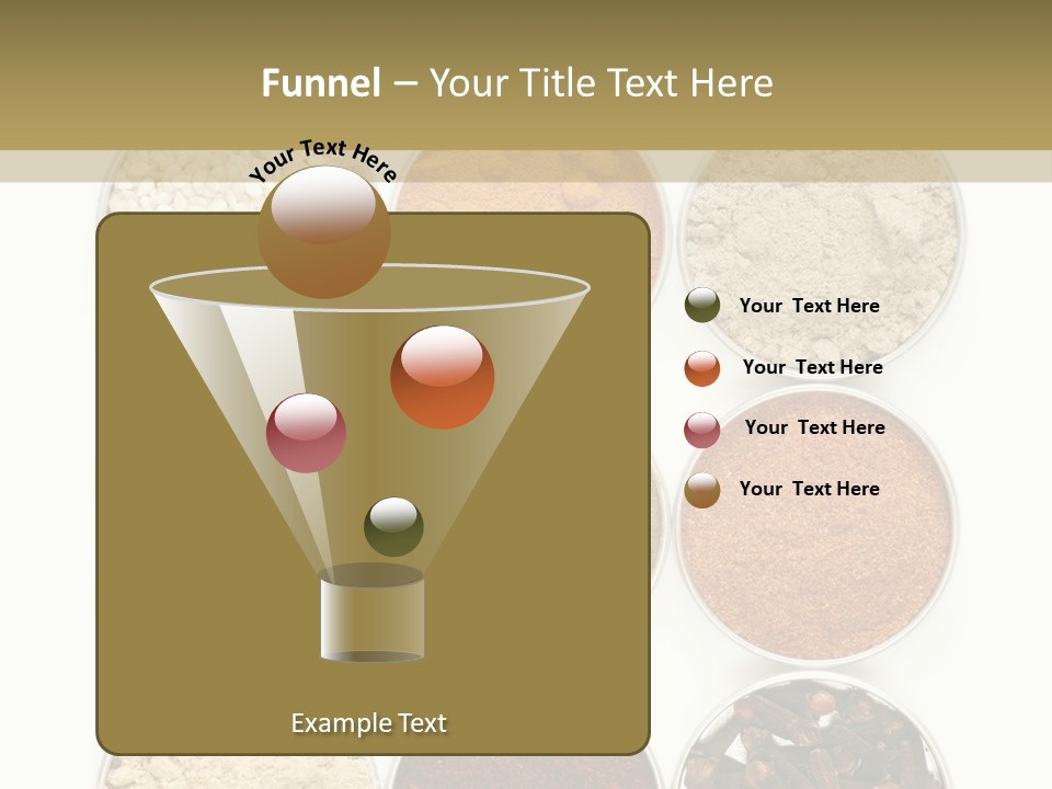 Flakes Metal Dill PowerPoint Template