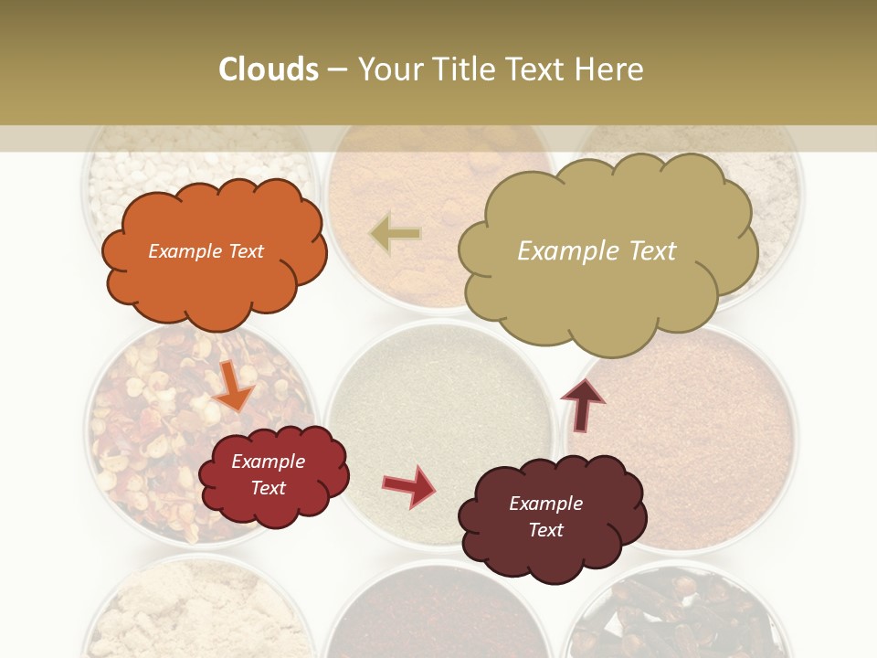 Flakes Metal Dill PowerPoint Template