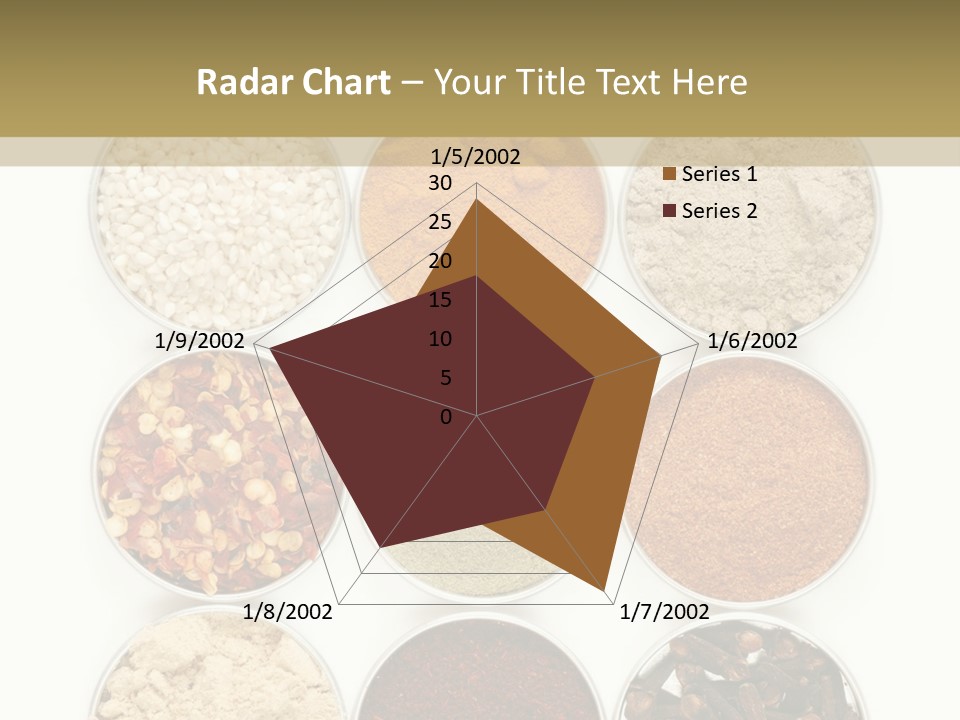 Flakes Metal Dill PowerPoint Template