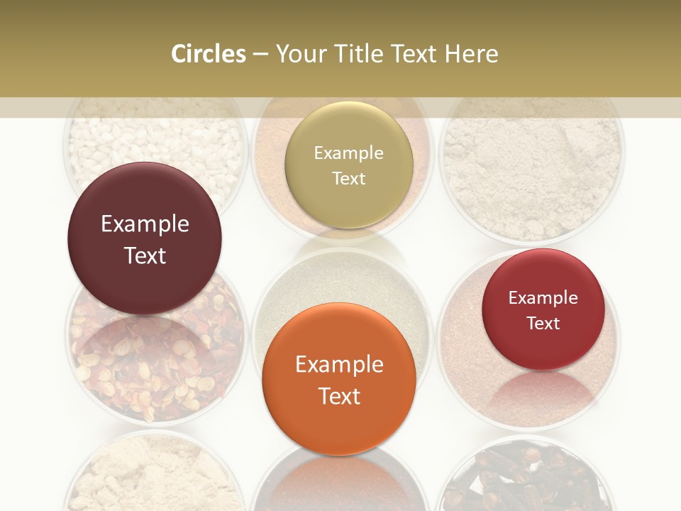 Flakes Metal Dill PowerPoint Template