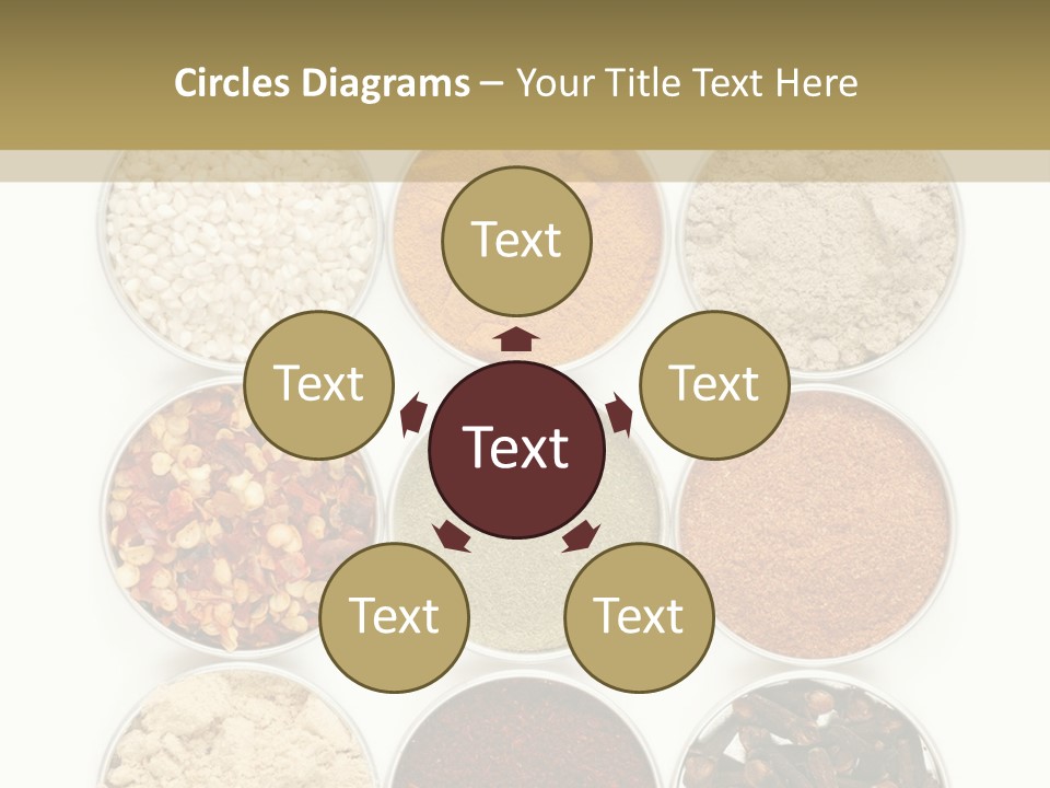 Flakes Metal Dill PowerPoint Template