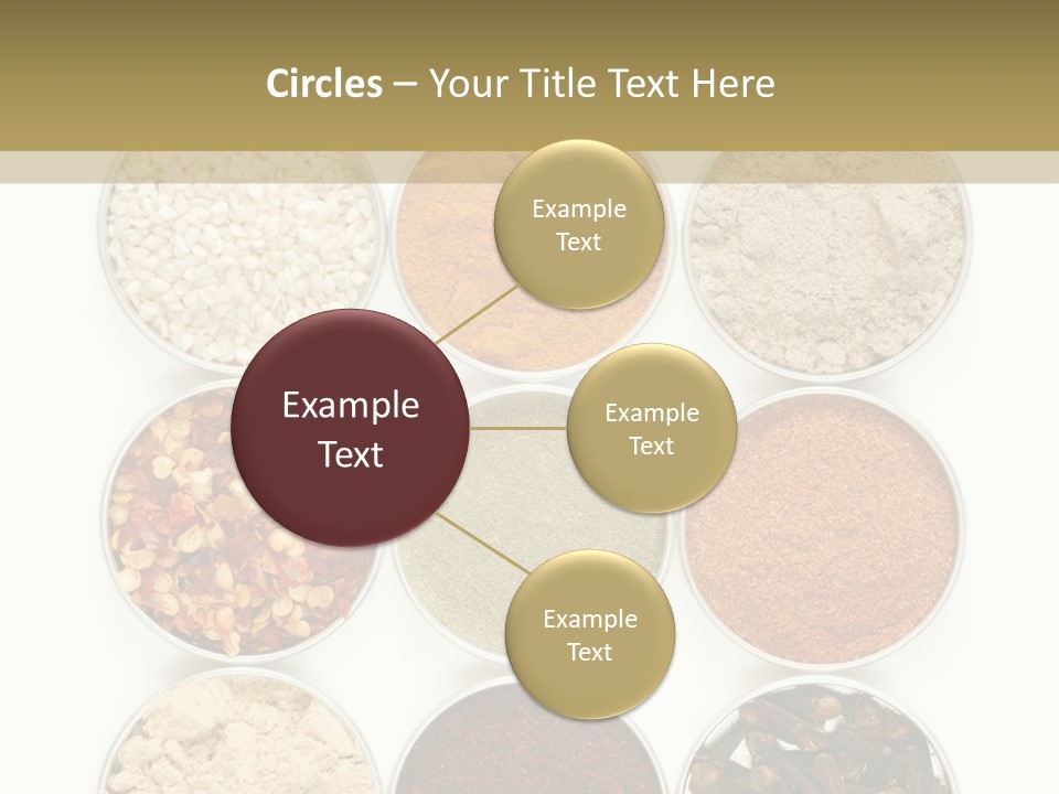 Flakes Metal Dill PowerPoint Template