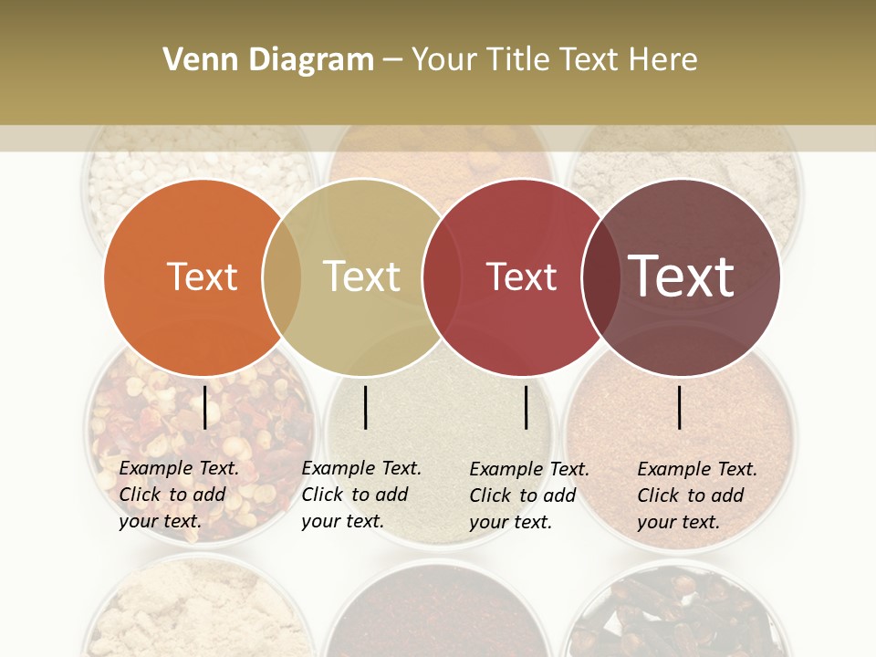 Flakes Metal Dill PowerPoint Template