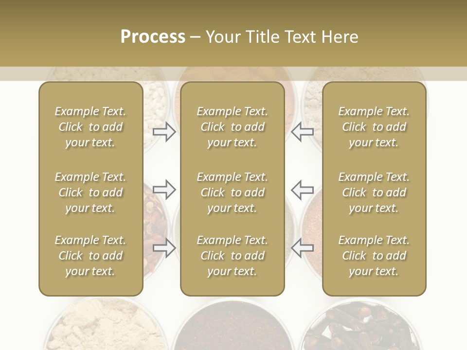Flakes Metal Dill PowerPoint Template
