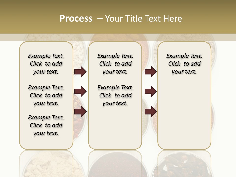 Flakes Metal Dill PowerPoint Template
