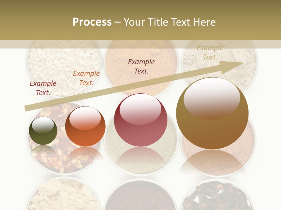 Flakes Metal Dill PowerPoint Template