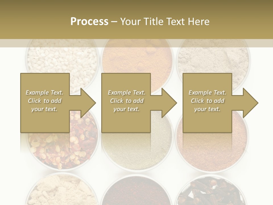 Flakes Metal Dill PowerPoint Template