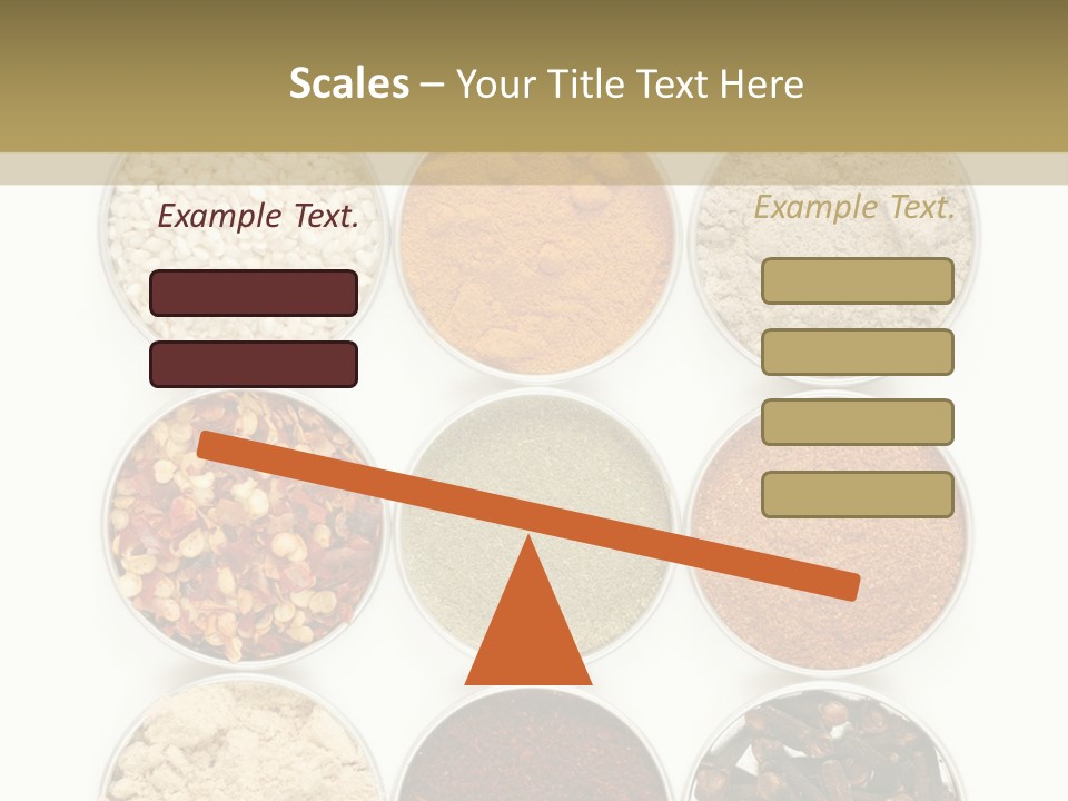 Flakes Metal Dill PowerPoint Template