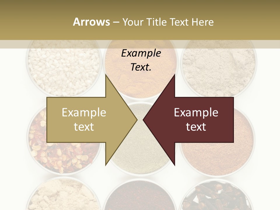 Flakes Metal Dill PowerPoint Template