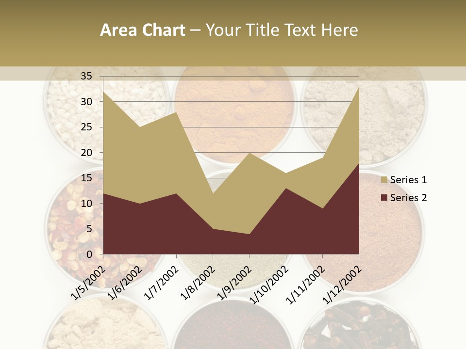 Flakes Metal Dill PowerPoint Template