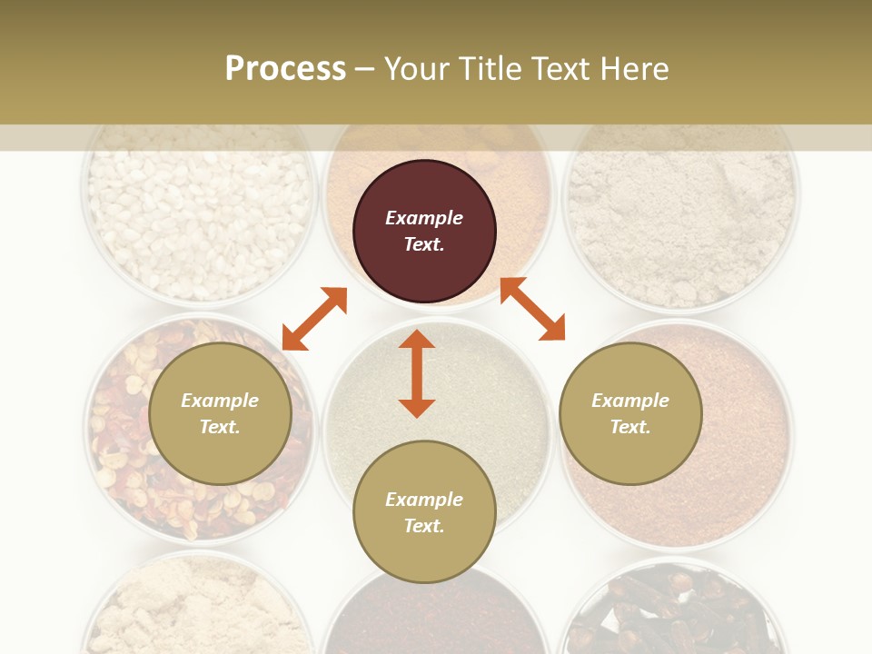 Flakes Metal Dill PowerPoint Template