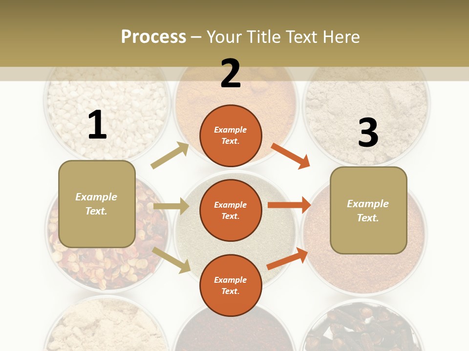 Flakes Metal Dill PowerPoint Template