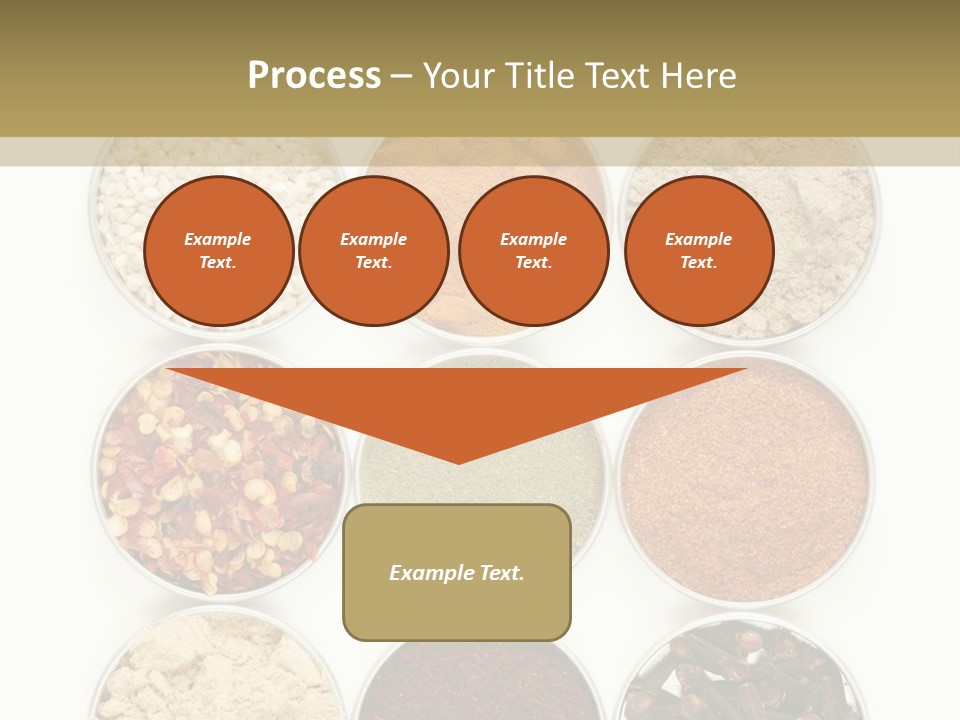 Flakes Metal Dill PowerPoint Template