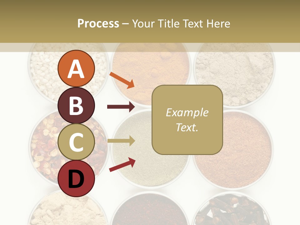 Flakes Metal Dill PowerPoint Template