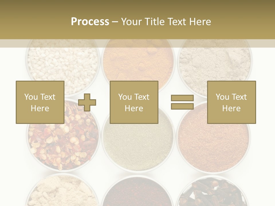 Flakes Metal Dill PowerPoint Template