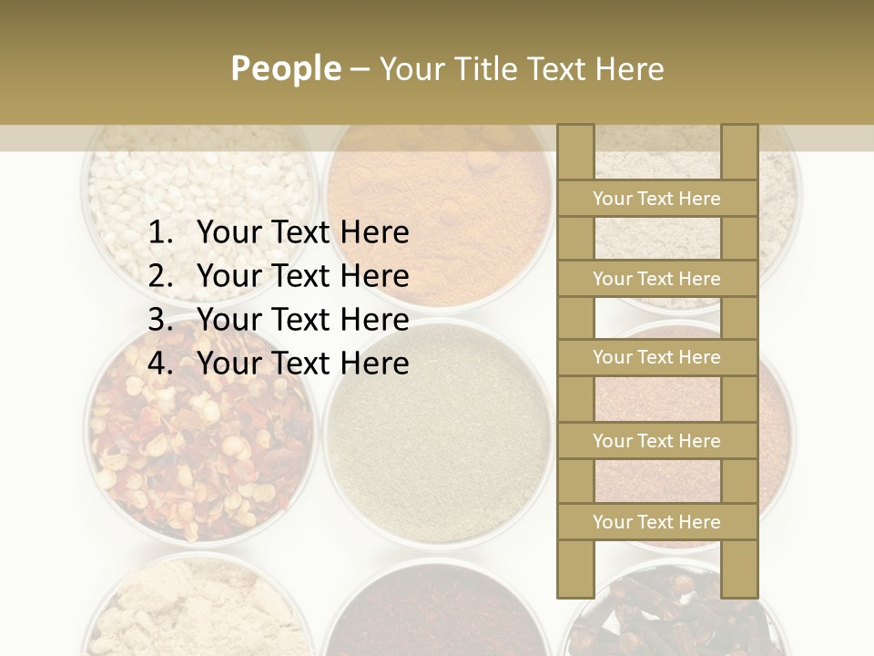 Flakes Metal Dill PowerPoint Template