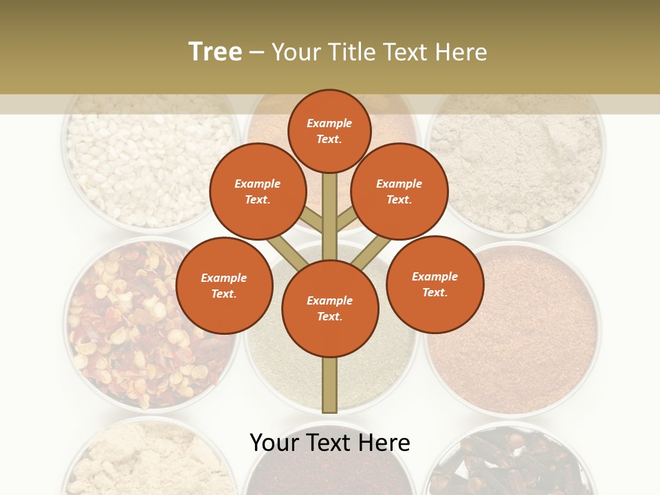 Flakes Metal Dill PowerPoint Template