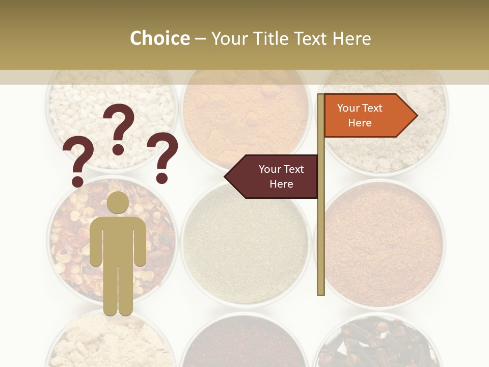 Flakes Metal Dill PowerPoint Template