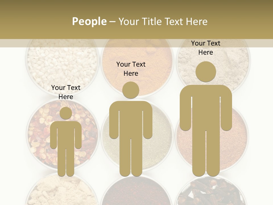 Flakes Metal Dill PowerPoint Template