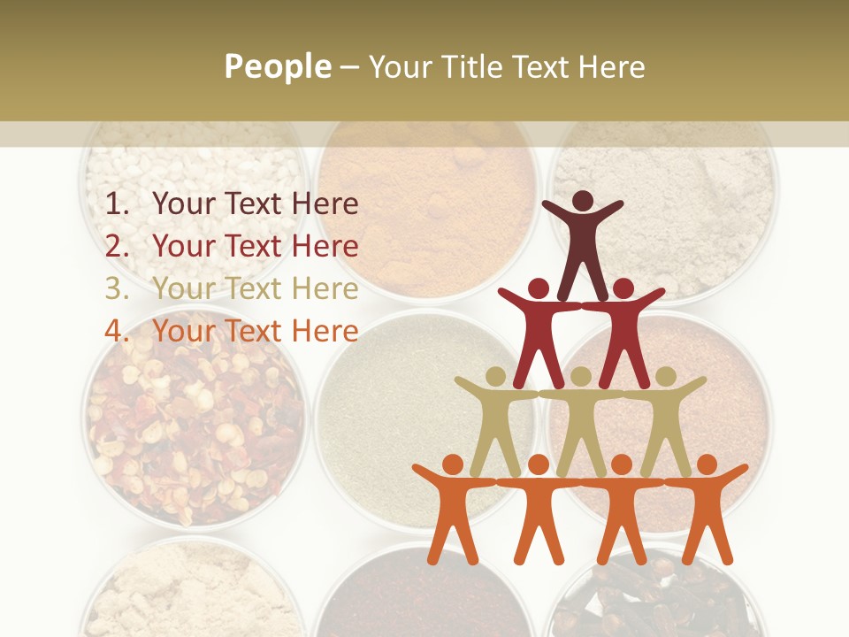 Flakes Metal Dill PowerPoint Template