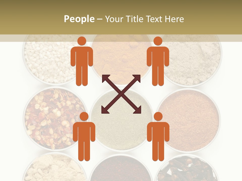 Flakes Metal Dill PowerPoint Template