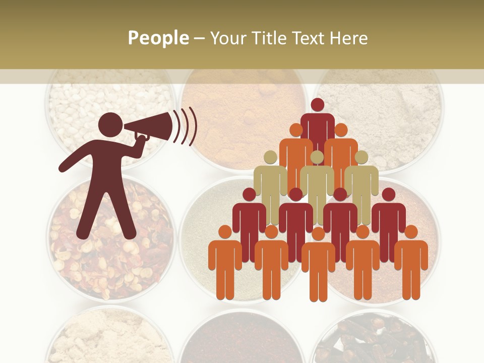 Flakes Metal Dill PowerPoint Template