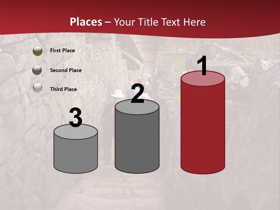 Trail Stone Picchu PowerPoint Template