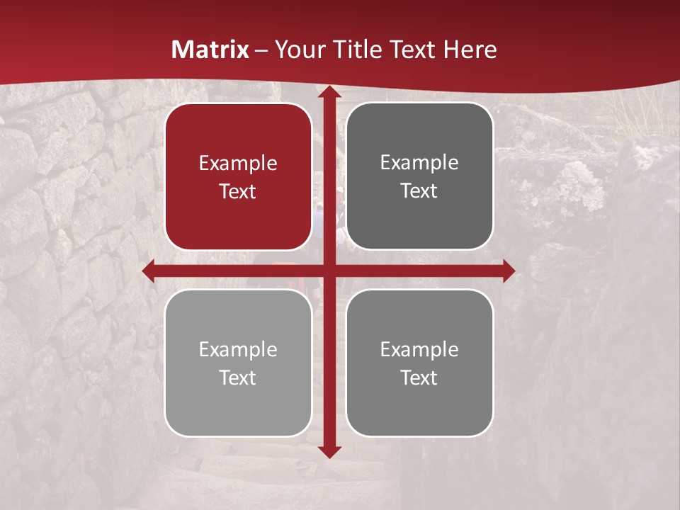 Trail Stone Picchu PowerPoint Template