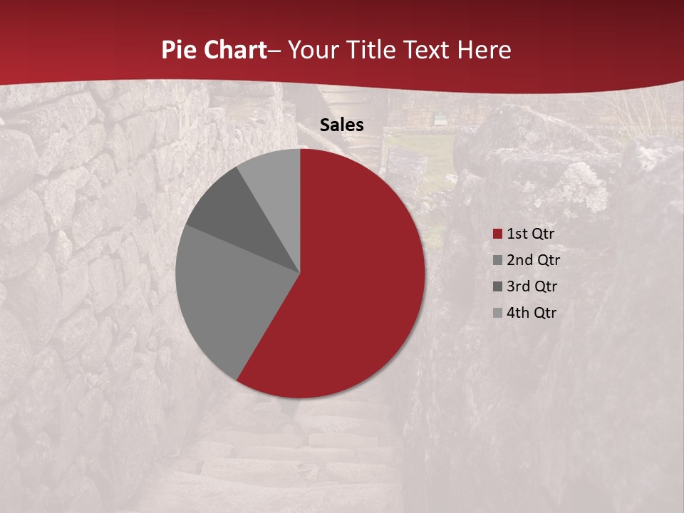 Trail Stone Picchu PowerPoint Template