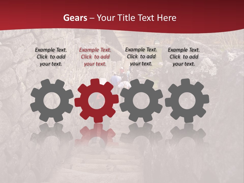 Trail Stone Picchu PowerPoint Template