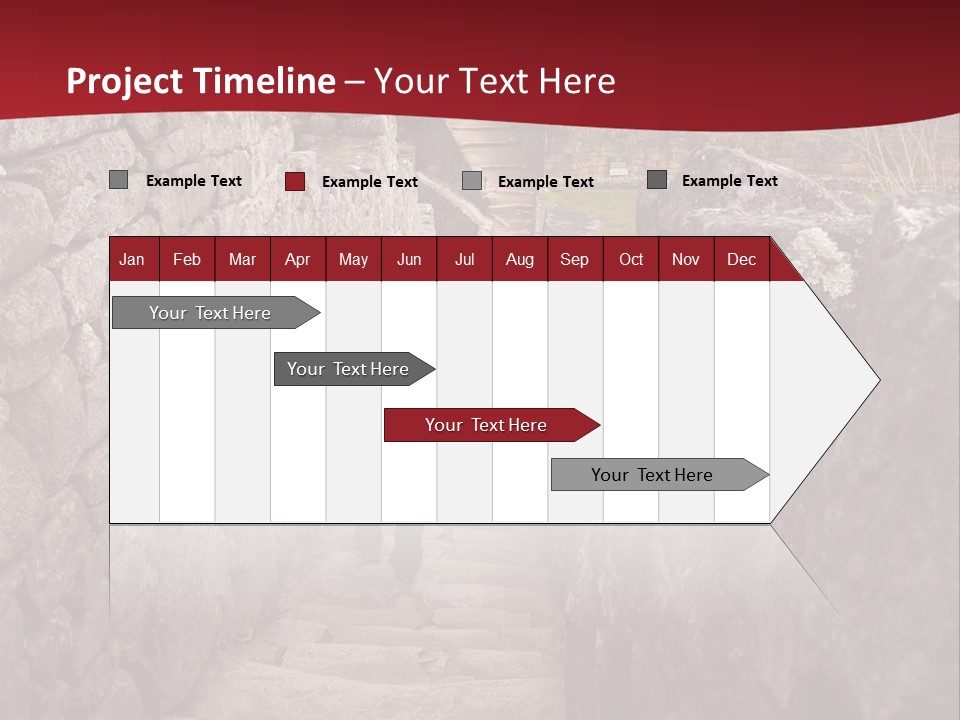 Trail Stone Picchu PowerPoint Template