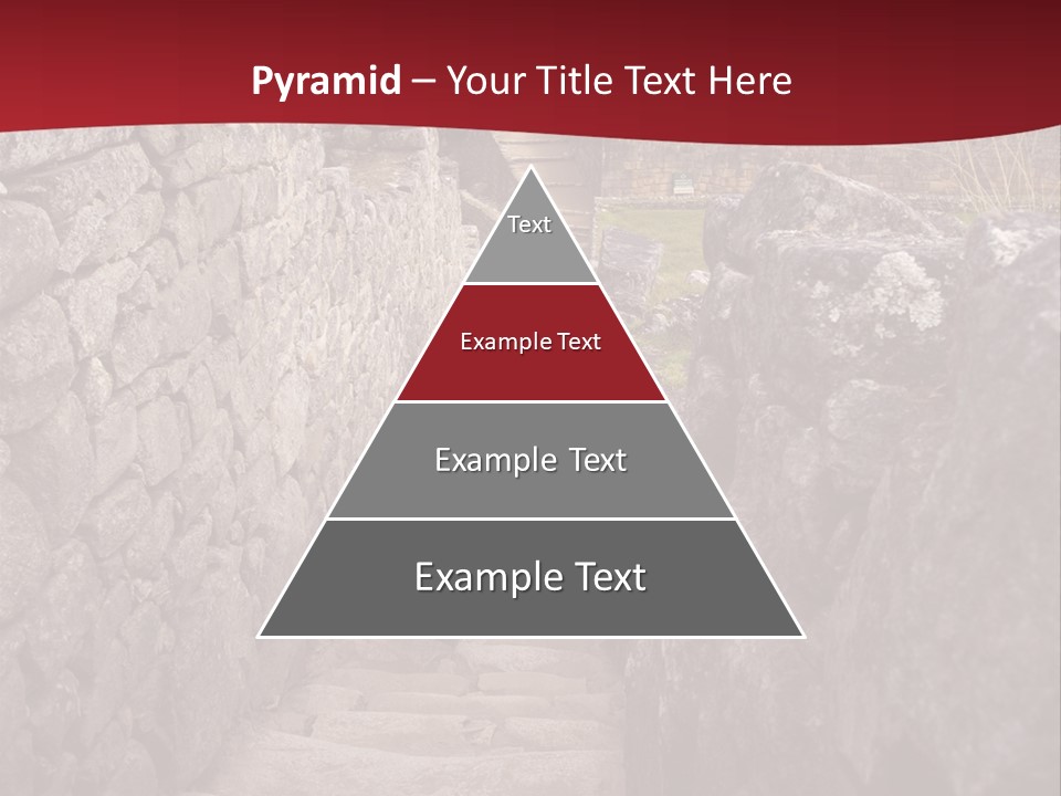 Trail Stone Picchu PowerPoint Template