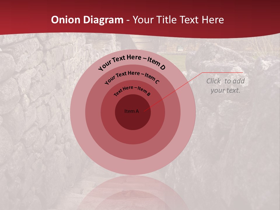 Trail Stone Picchu PowerPoint Template