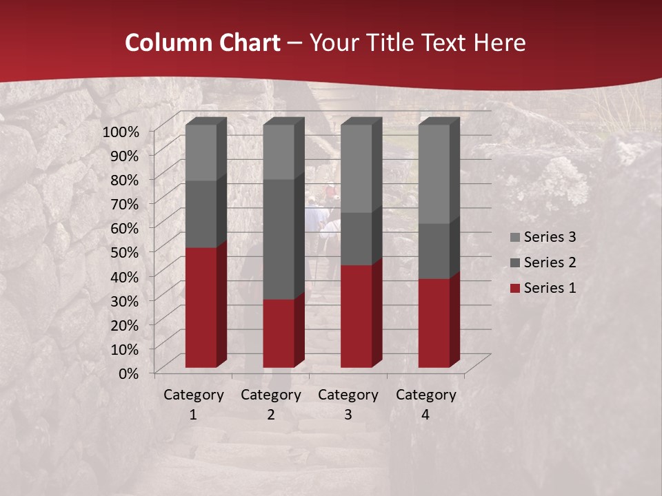 Trail Stone Picchu PowerPoint Template