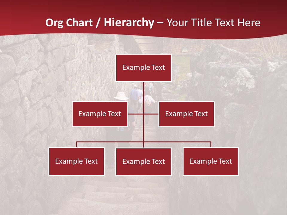 Trail Stone Picchu PowerPoint Template
