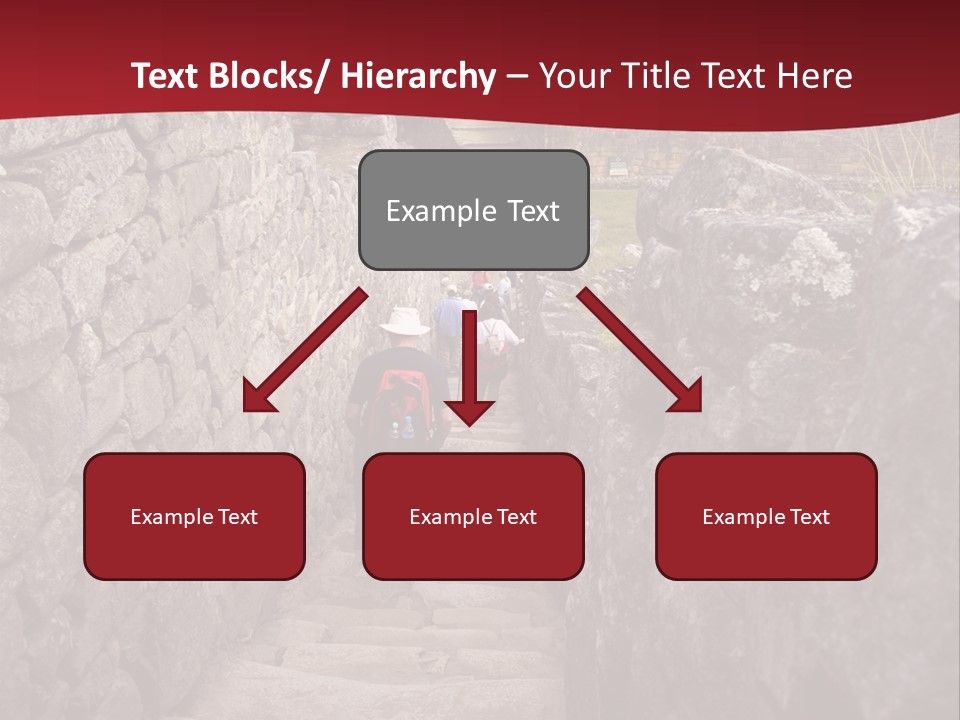 Trail Stone Picchu PowerPoint Template