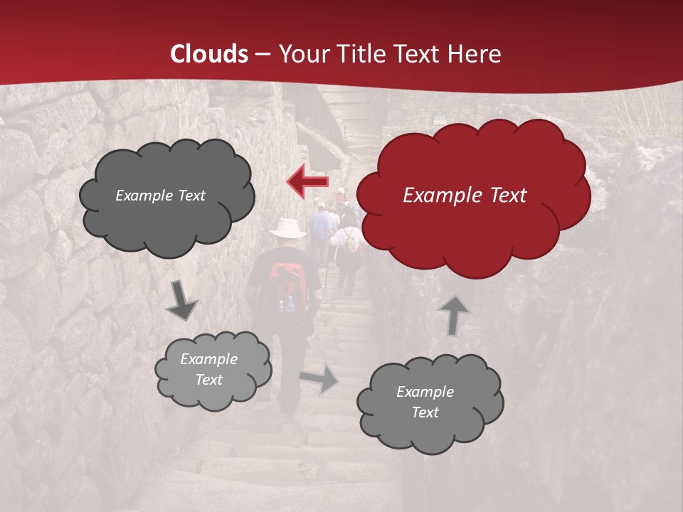 Trail Stone Picchu PowerPoint Template