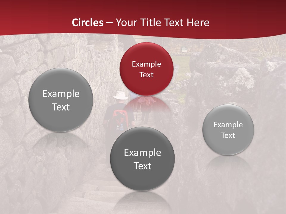 Trail Stone Picchu PowerPoint Template
